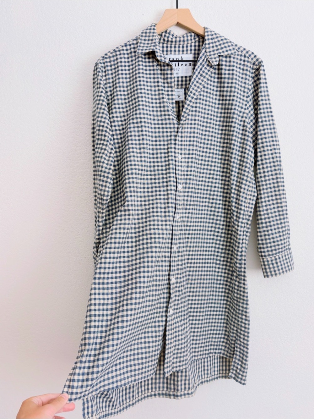 Frank & Eileen Hunter Gingham Plaid Button-Down Dress